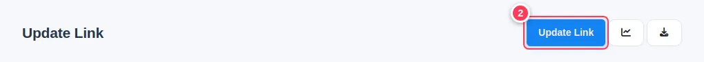 The Update Link button
