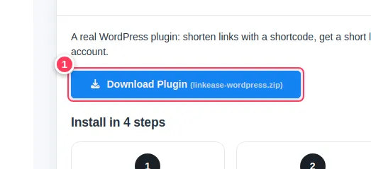 The Download Plugin button